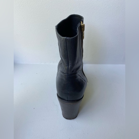 Jcrew dark navy leather booties - Picture 4 of 9